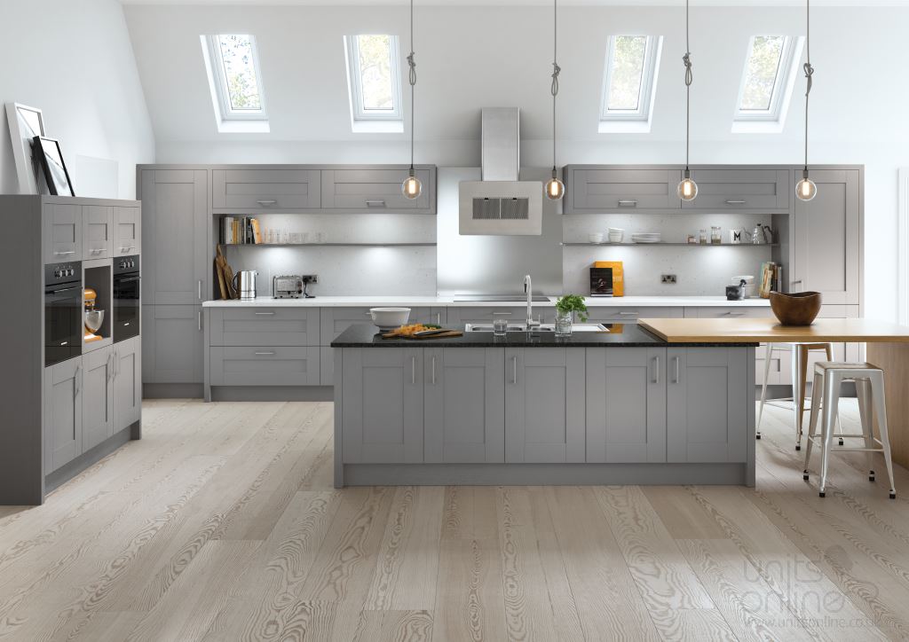Cartmel dust grey shaker kitchen