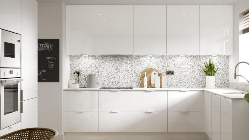 Porter high gloss kitchen from Second Nature