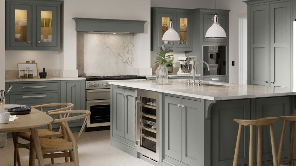 Clarendon painted inframe kitchens from Second Nature