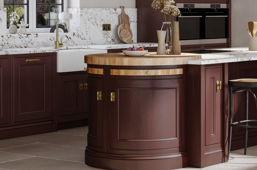 Clarendon Beaded painted kitchen