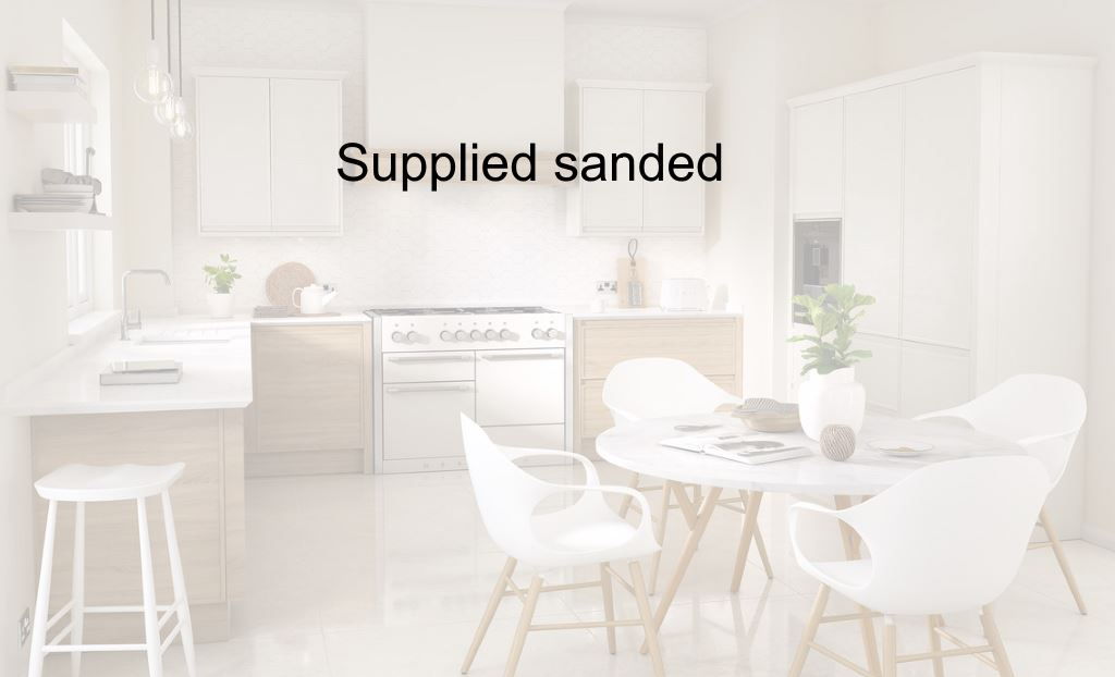 Second Nature Lichfield sanded handleless kitchen