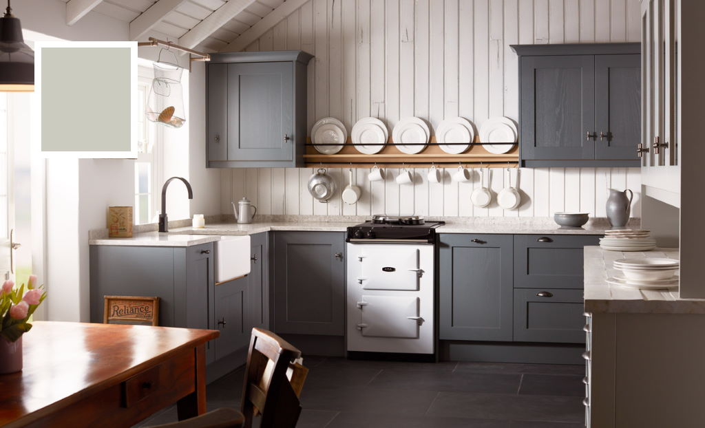 Second Nature Mornington partridge grey shaker kitchen