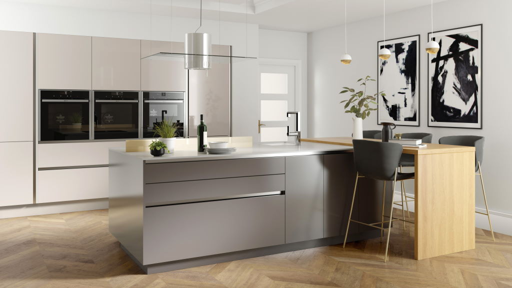 Unity true handleless kitchen from Second Nature