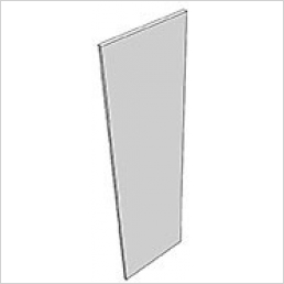 End panel 2400x650x18mm