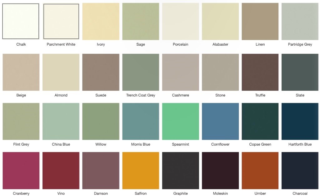 1909 painted colour options
