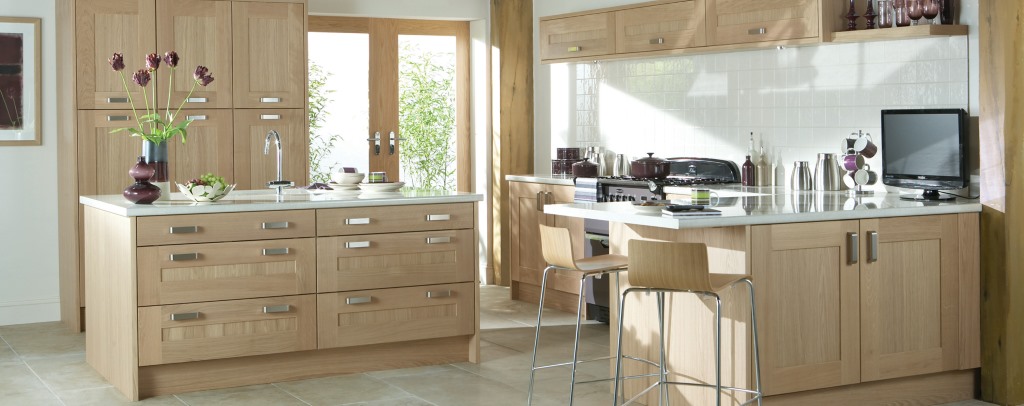 Lansdowne washed oak shaker kitchen