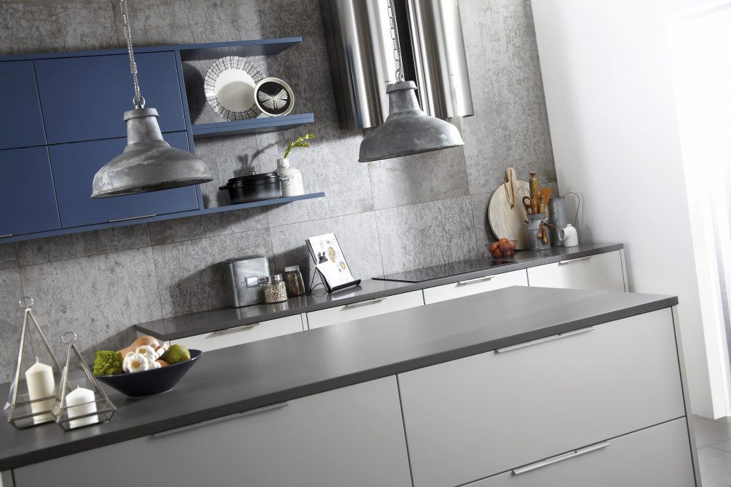 Otto Matt Light Grey kitchen