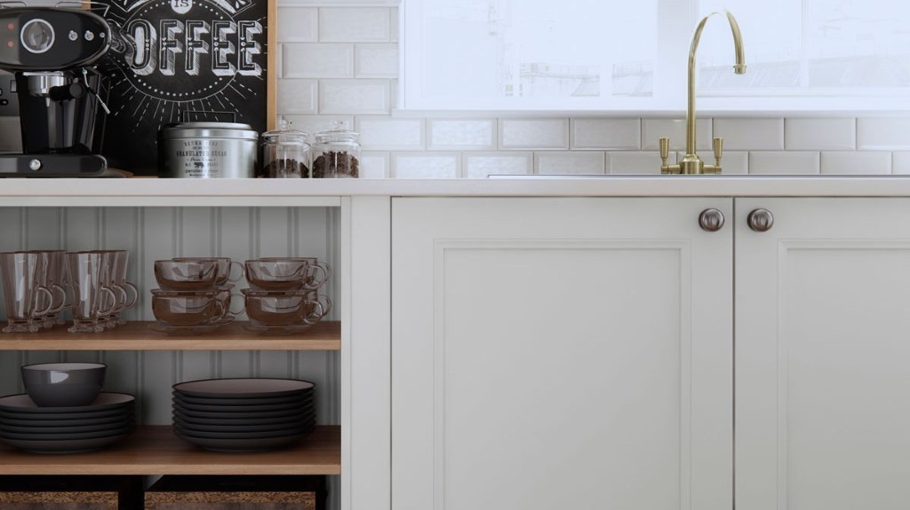 Farringdon beaded painted kitchen