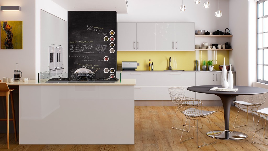 Haddington grey high gloss kitchen