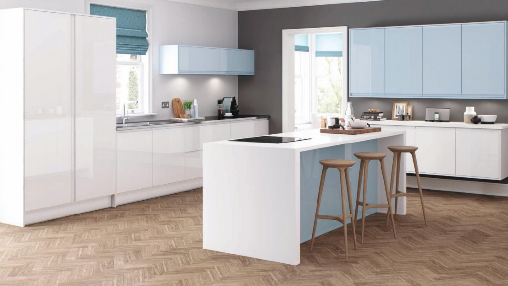 Welford Bright White kitchen