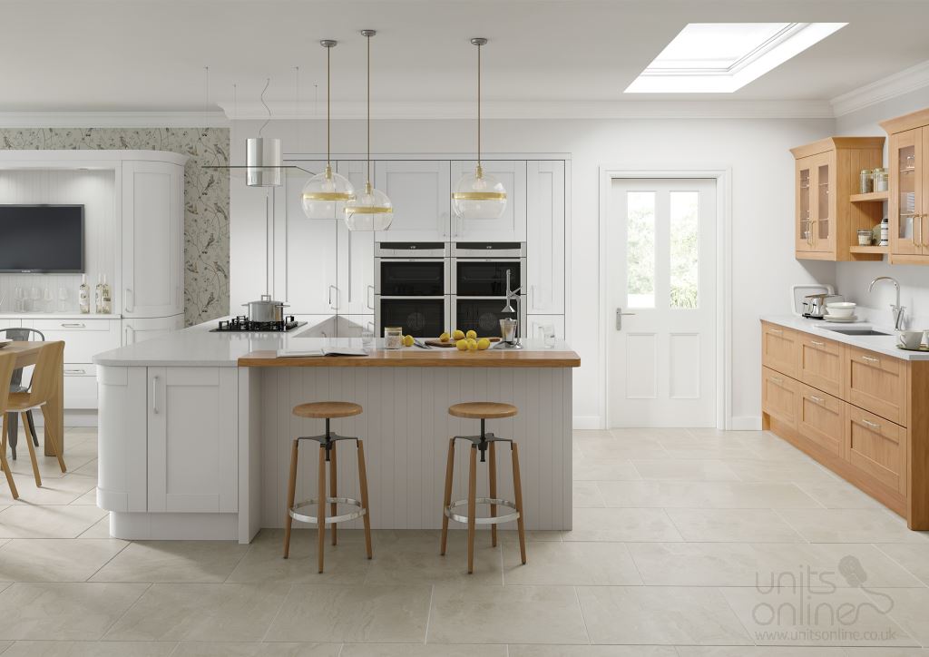Cambridge light grey shaker kitchen