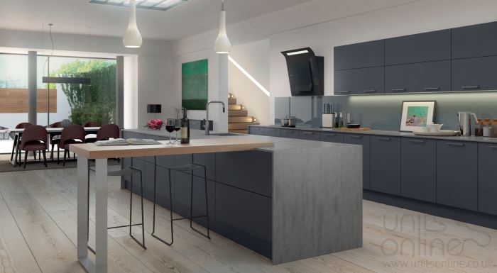 Imola anthracite modern kitchen