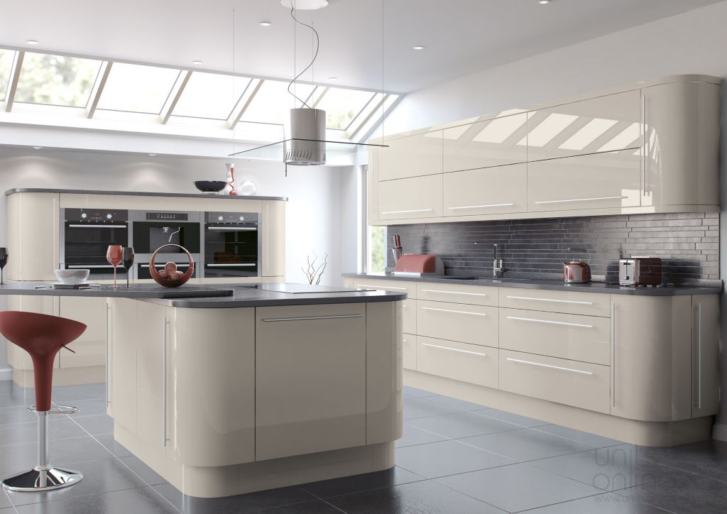 Vivo gloss cashmere kitchen