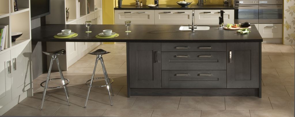 Clonmel stained anthracite modern kitchen