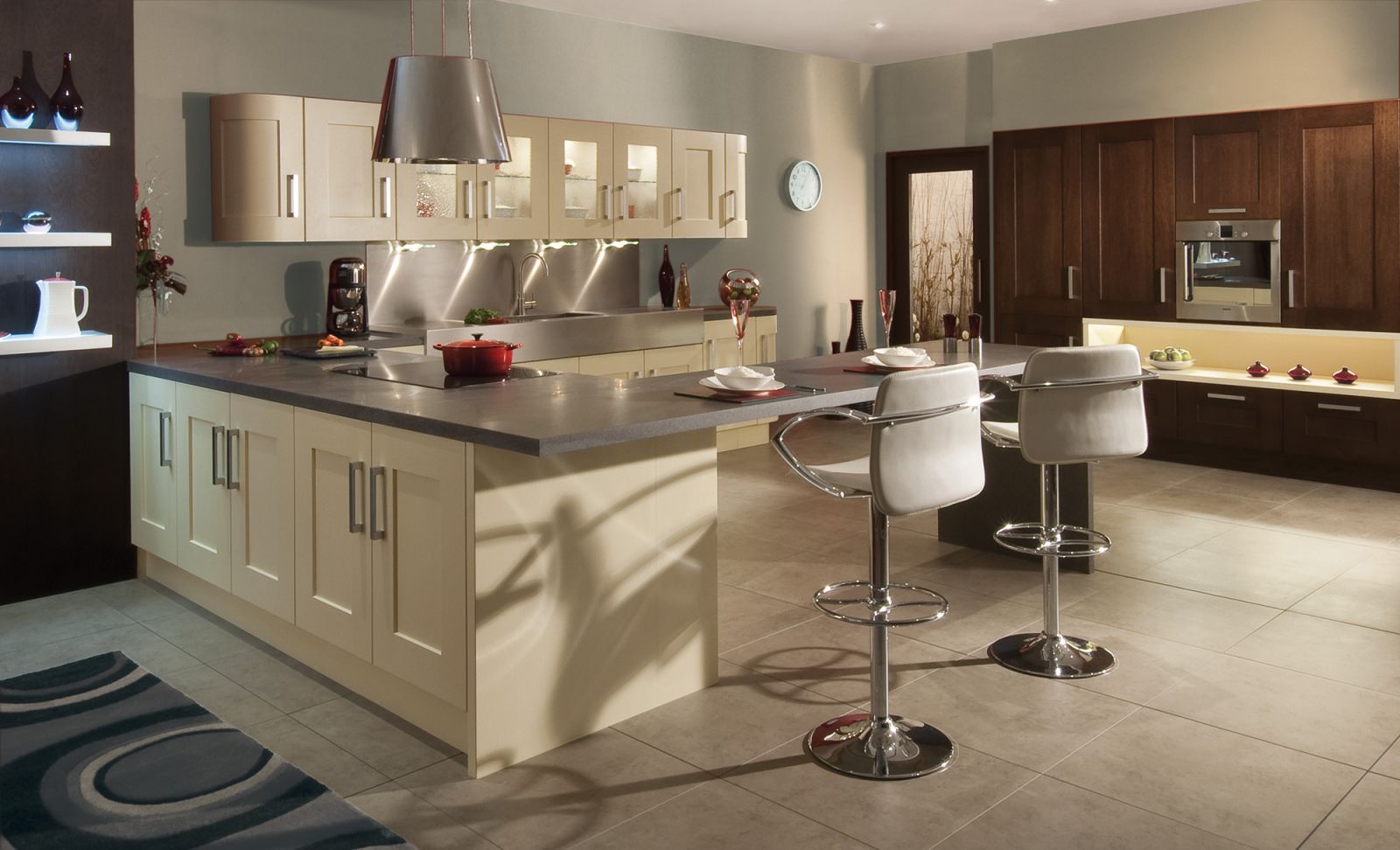 Clonmel stained wenge modern kitchen