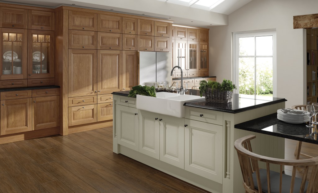 Jefferson classic oak kitchen