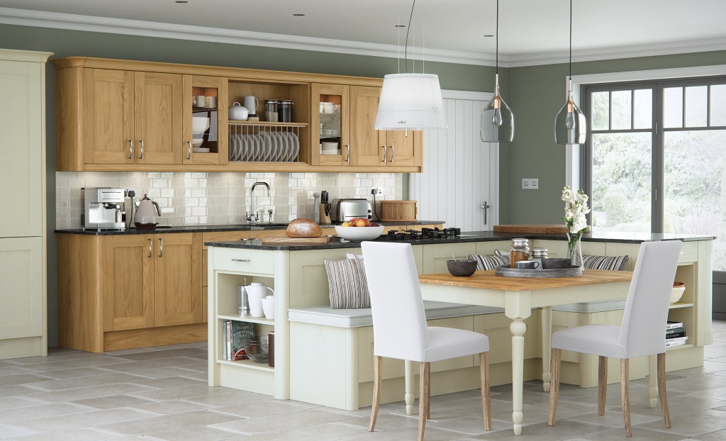 Madison oak shaker kitchen