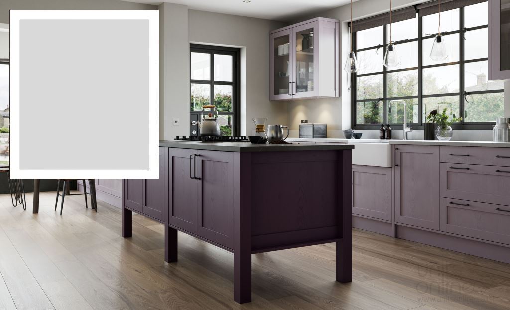 Aldana dust grey handleless kitchen