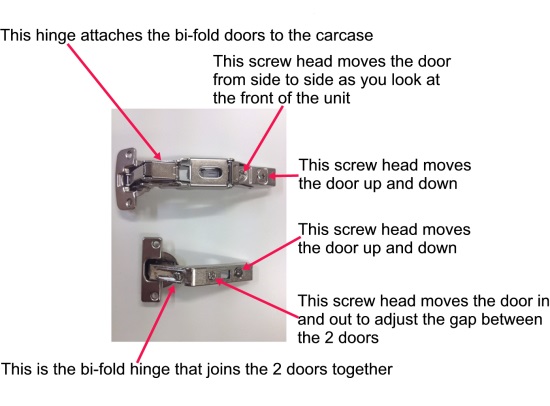 How to adjust a L shaped corner unit