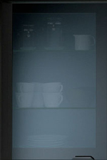 BioGraphy kitchens feature black glazed