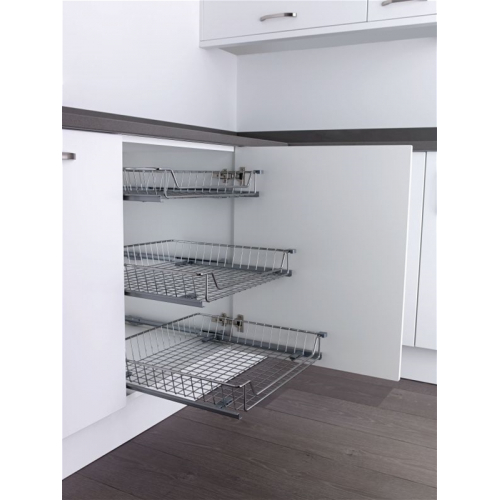 Adjustable Pull-Out Basket, 600mm