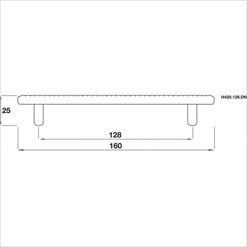 D Handle, 128mm