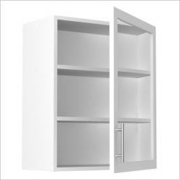 720mm High Glass Wall Unit (2 Glass Shelves) 500mm