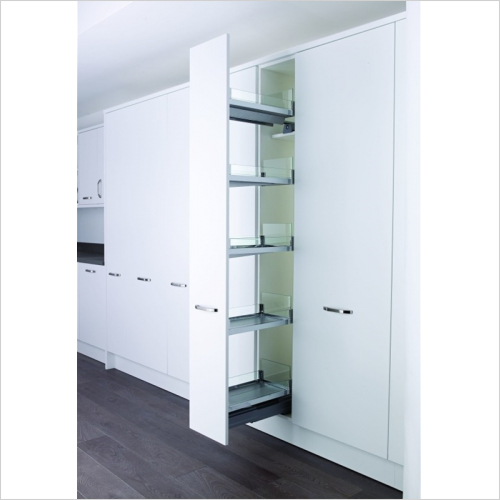 Kessebohmer - Convoy 300mm Full Ext. Larder Unit, With Anti-Slip Shelves