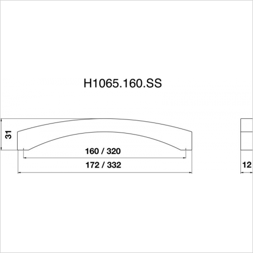 Bow Handle 160mm