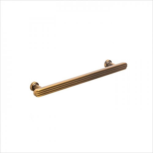 PWS - Henley, Fluted bar handle, classic, 160mm, Antique Bronze