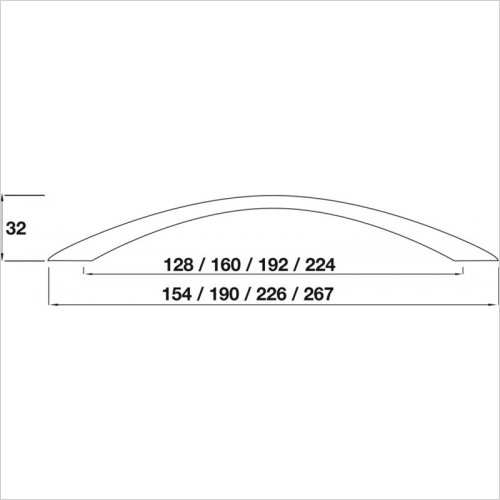 Bow Handle, 192mm