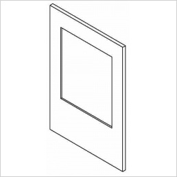 Base Framed End Panel 900x605x23mm