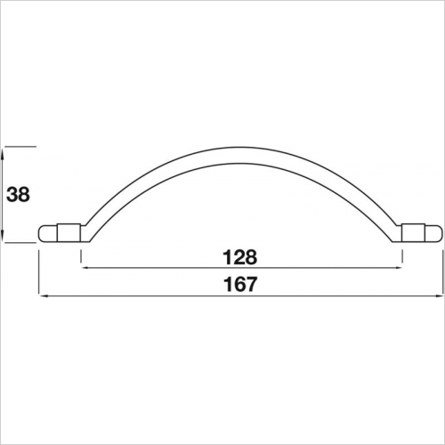 Bow Handle, 128mm