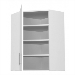 900mm High Diagonal Corner 400mm Door 600x600mm