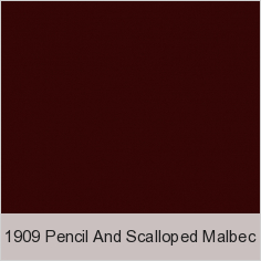 1909 Pencil And Scalloped