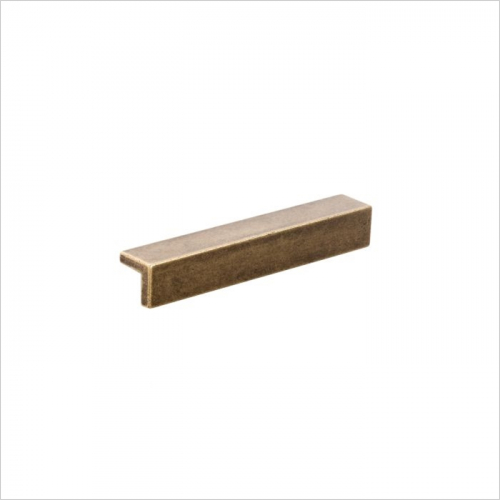 PWS - Drayton, Front mounted trim handle, 160mm, Aged Brass