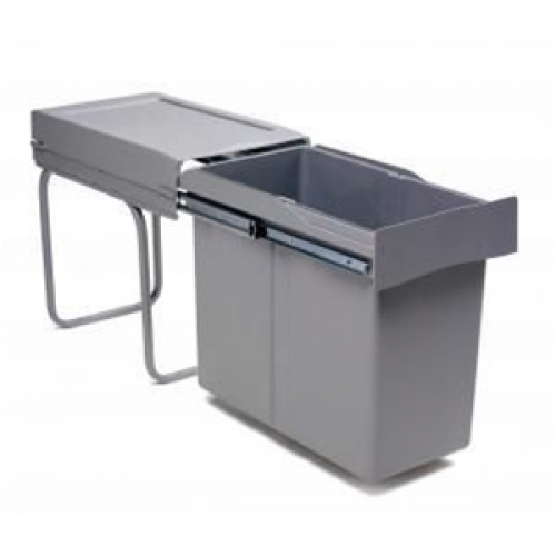 Pull-Out Waste Bin, 30 Litre, Full Extension Runners