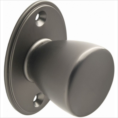 PWS - Round Knob With Backplate 35mm Diameter Knob