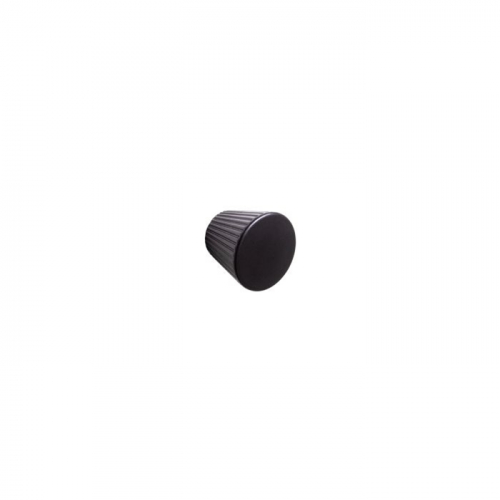 Alchester, Fluted conical knob, 30mm,  Matt Black