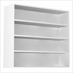 900mm High Open Shelf Unit 800mm Wide MFC