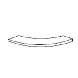 Curved Cornice Moulding 28x335x335mm