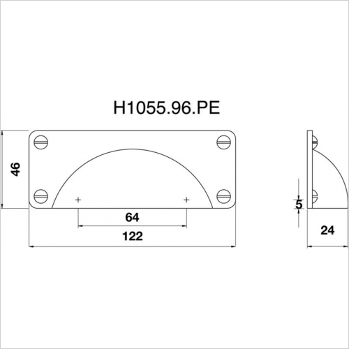 Cup Handle 96mm