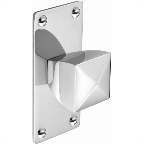 PWS - Knob Square With Rectangular Backplate 34mm