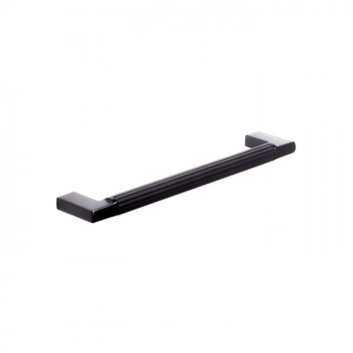 Arden, Fluted D handle, 160mm, Matt Black