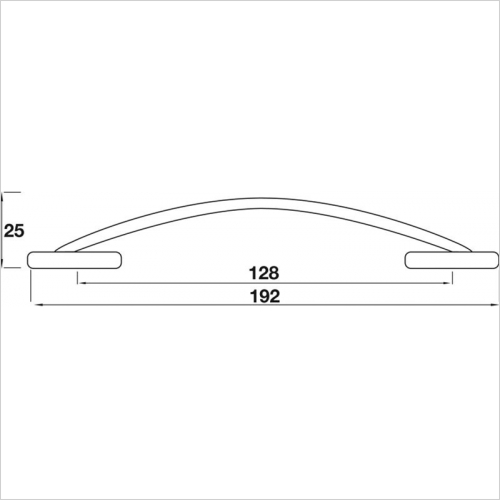 Bow Handle, 160mm