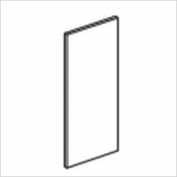 Wall end panel 774x370x18mm