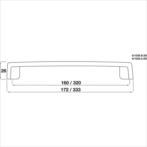 Bow Handle, 320mm