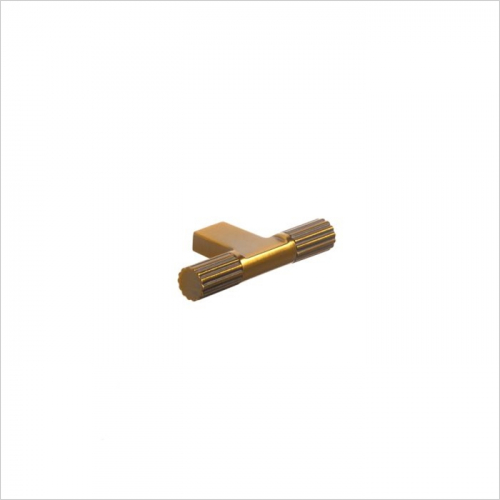 PWS - Arden, Fluted T bar handle, central hole centre