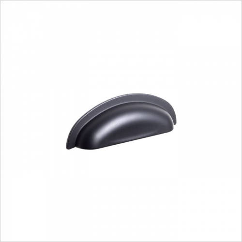 PWS - Reeth, cup handle, 96mm, Smooth Matt Black