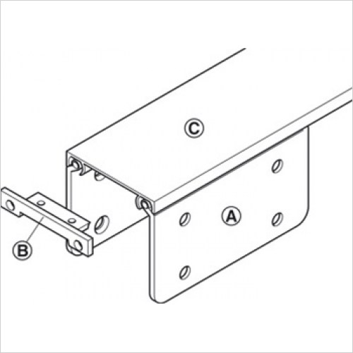 Pocket Door - Finetta Screw On Plate